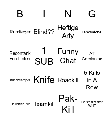 Greyhounds vs Omen SME Bingo Card