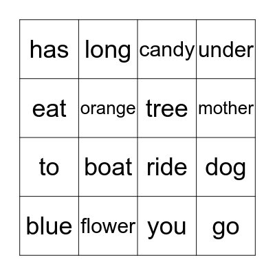 EDMARK3 Bingo Card