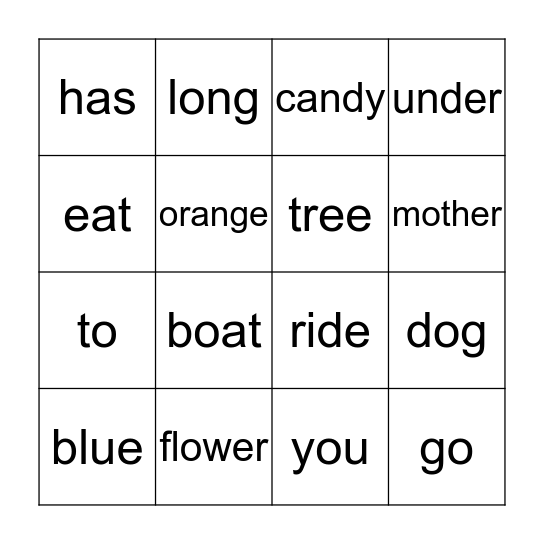 EDMARK3 Bingo Card