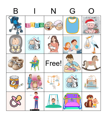 BABY BARSANTI BUSCH BINGO BASH Bingo Card
