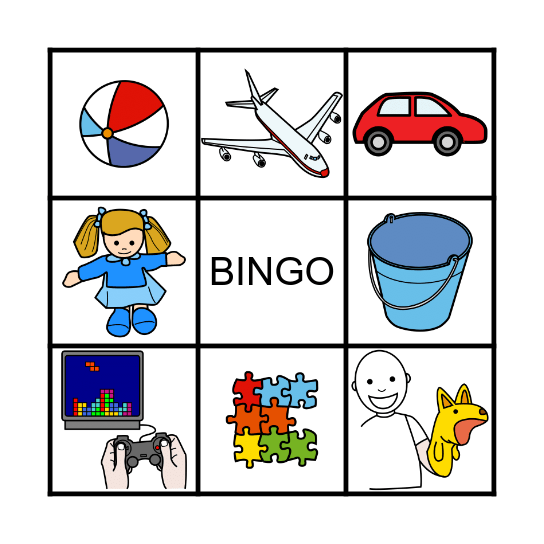 TOYS Bingo Card