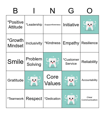 Lollipop Bingo Card