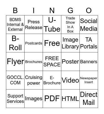 Off Shelf Market - Bingo Card