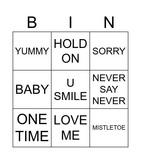SEXFARMERS Bingo Card