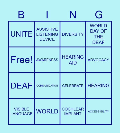 SIGNING HUSKIES Bingo Card