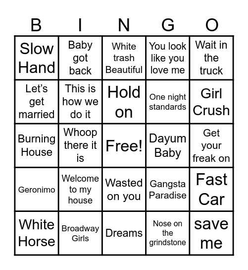 Rebecca & Jessica's Birthday Bash Bingo Card