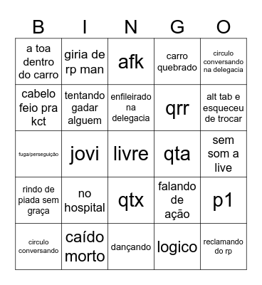 night sann Bingo Card
