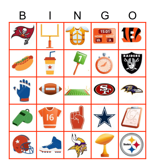 Football Bingo Card