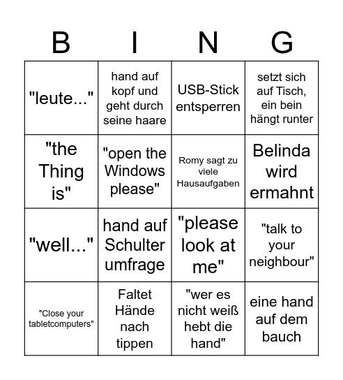Rüth Q12 Bingo Card