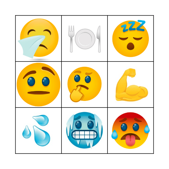 Comment ça va ? Bingo Card