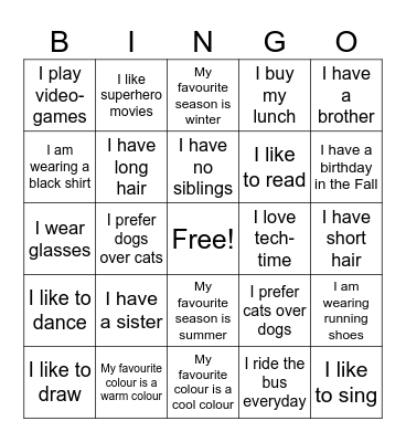 Tuesday Teamwork BINGO Card