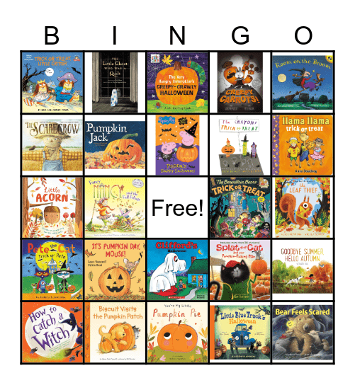 COZY READS & SPOOKTACULAR STORIES Bingo Card