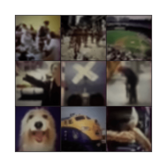 Around town sounds Bingo Card