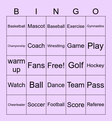 ASL BINGO Card