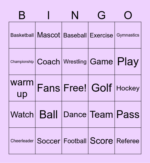 ASL BINGO Card