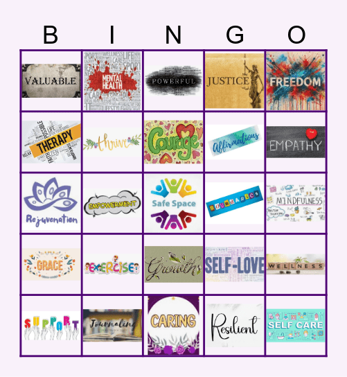 Empowerment Group Bingo Card