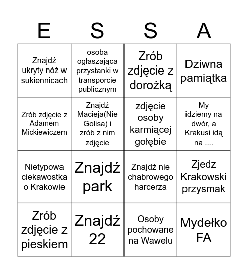 Chabro Bingo\ Bingo Card