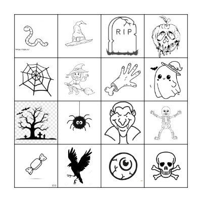 Halloween Bingo Card