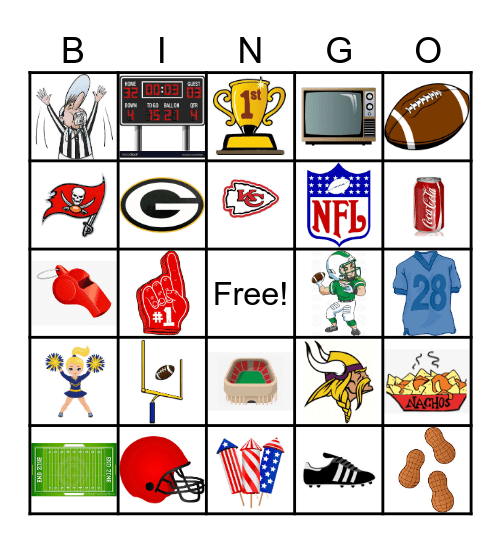 Football BINGO! Bingo Card