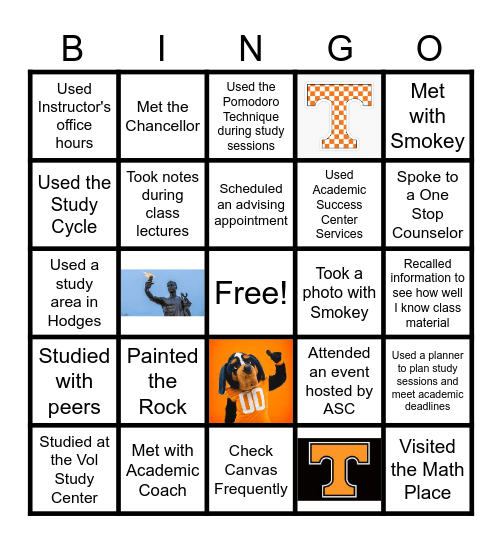 Bet On Your Success Bingo Fall' 25) Bingo Card