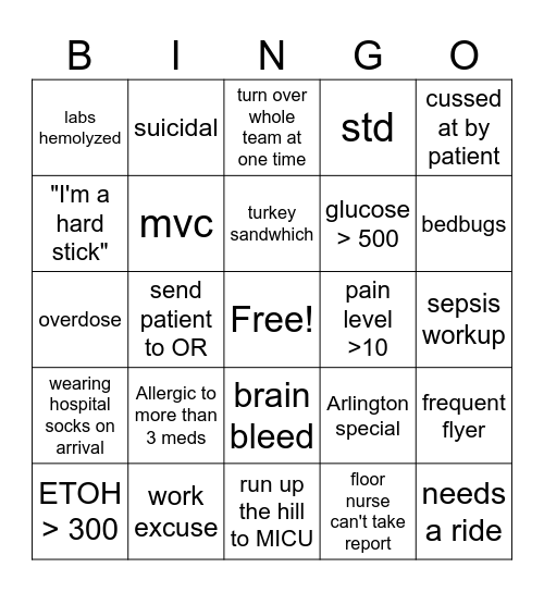 Tell Me You Work at Princeton WO Saying You Work at Princeton Bingo Card