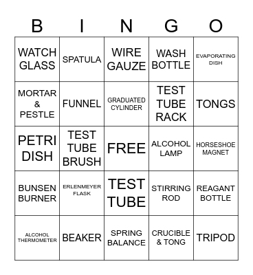 LAB-A BINGO Card