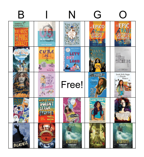 BMS Hispanic Heritage Month Bingo Card