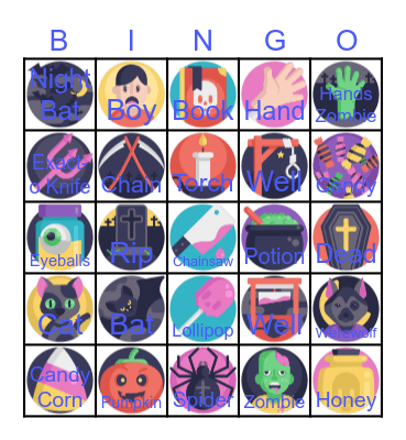 HALLOWEEN BINGO Card