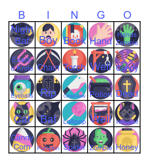 HALLOWEEN BINGO Card