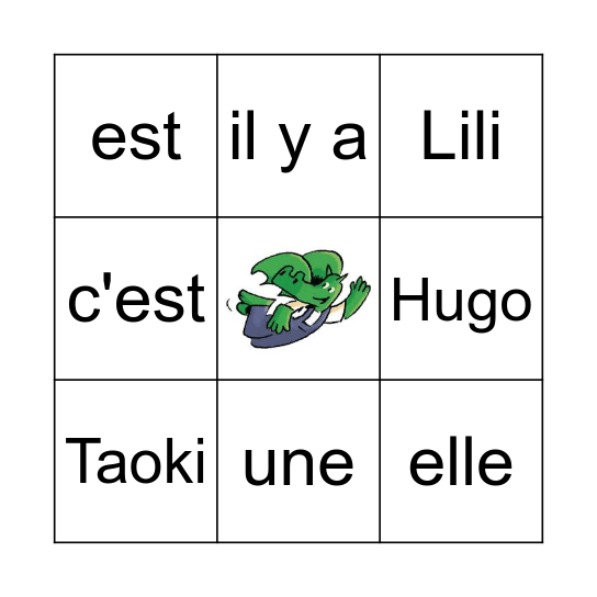 Taoki révision 1 Bingo Card