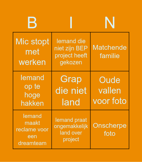 Diploma uitreiking Bingo Card
