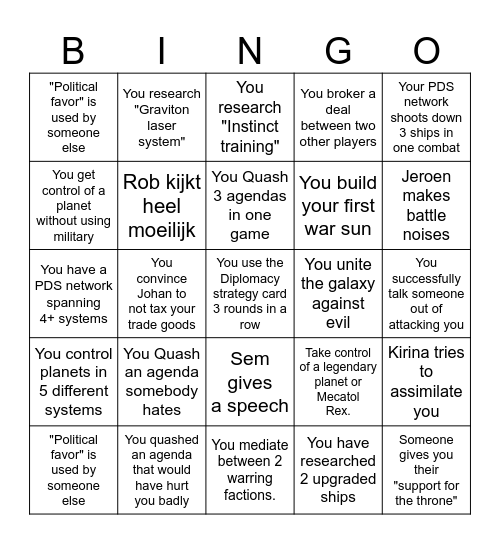 TI4 Bingo Card