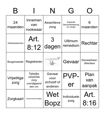 Wvggz Bingo Card