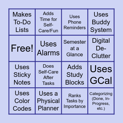 Find Someone Who... Bingo Card