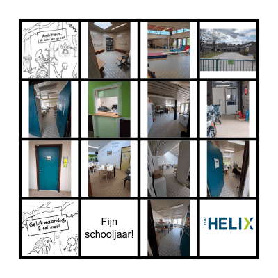 Onze school Bingo Card