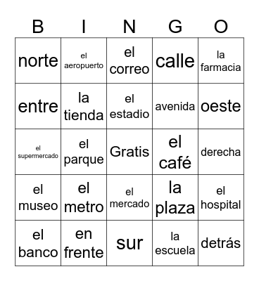 La Ciudad Lotería Bingo Card