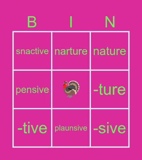 :D Jeff’s Bingo Board! :D Bingo Card