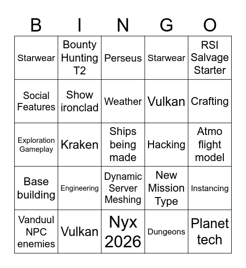 Citcon 2025 Bingo Card