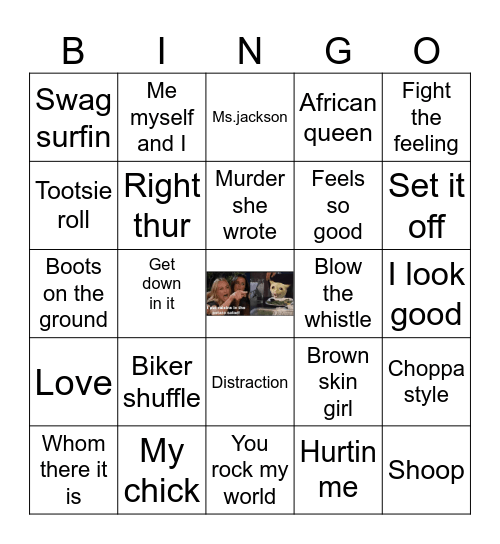 Invited to the cookout Bingo Card