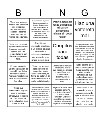 Birthday Queen Bingo Card