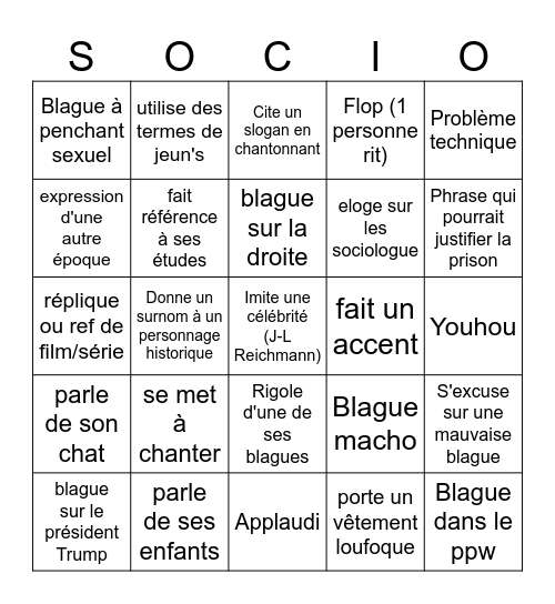 Okay Boomer Bingo Card