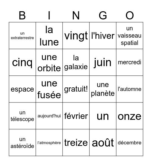 Miguel Lopez Bingo Card