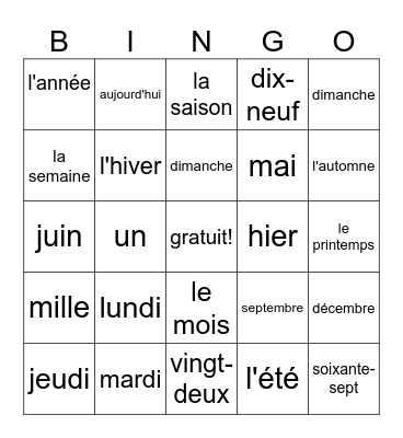 Eric ramirez Bingo Card