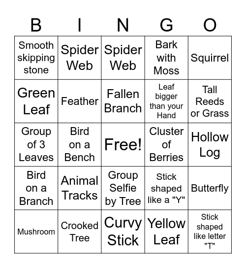 Client Services Fall Bingo Card