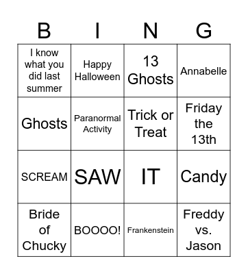 Service Tech Bingo Card