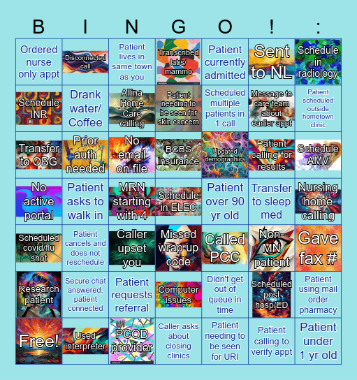 Bingo 9/26/2025 Bingo Card