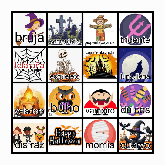 HALLOWEEN BINGO Card