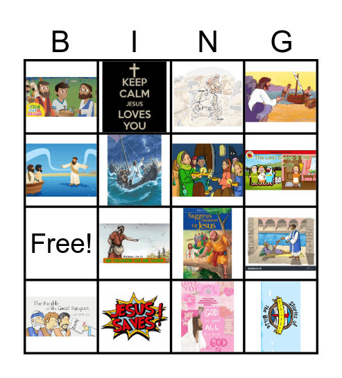 Wonderwerk en Gelykenisse Bingo Card