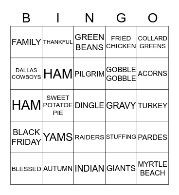 DINGLE  FAMILY  RETREAT ! Bingo Card