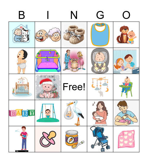 BABY BARSANTI BUSCH BINGO BASH Bingo Card